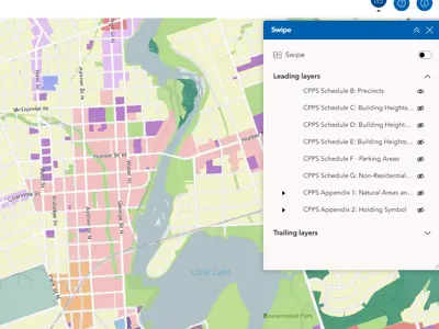Detail of the Interactive Map
