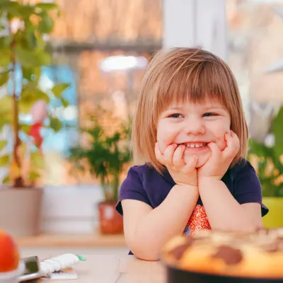 Child smiling